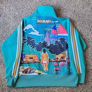 RARE ADIDAS CITY SERIES COLLECTION MIAMI FIREBIRD JACKET Size 2XL